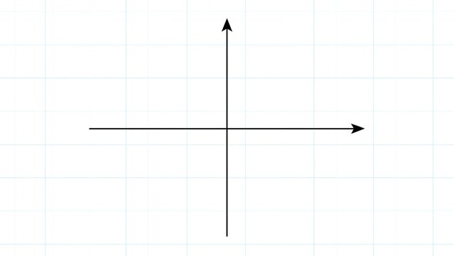 Graph paper with coordinate axes
