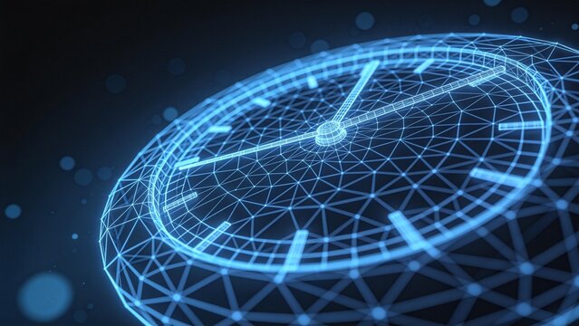 Digital clock with network design