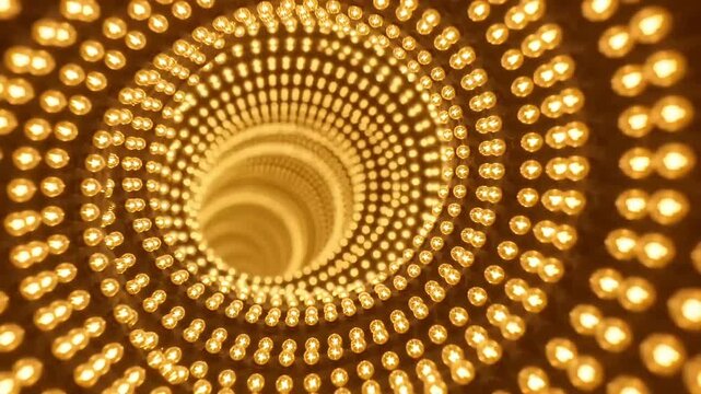 We proceed through the tunnel of light
