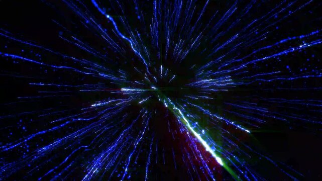 Luxurious blue bobble animation glowing light flare burst, sparkle trail animation, festive celebration background, cinematic luxury effect, elegant shimmer particles, black background 4k.