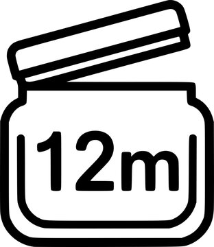 Period after opening 12m icon graphic