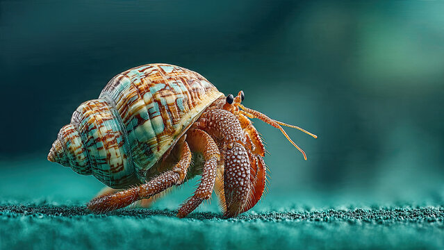 hermit crab on the beach