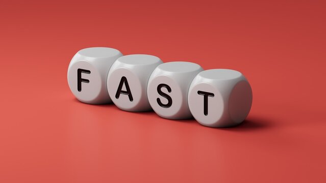 The acronym "FAST" is used as mnemonic to help a person having a stroke. "FAST" stands for "facial drooping", "arm weakness", "speech difficulties" and "time to call emergency services".