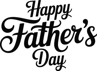 Fototapeta premium Happy Father's Day Celebration Greeting Card Design 