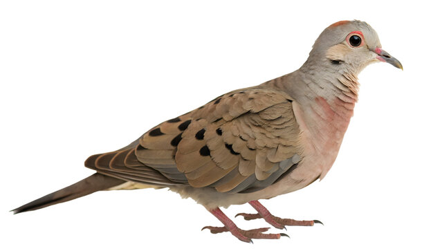 common ground dove isolated on transparent background