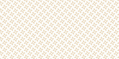 Fototapeta premium Golden vector seamless pattern with small diamonds , star shapes ,rhombuses . Abstract gold and white geometric texture . Simple minimal wide repeat background . Luxury design for decor , wallpaper