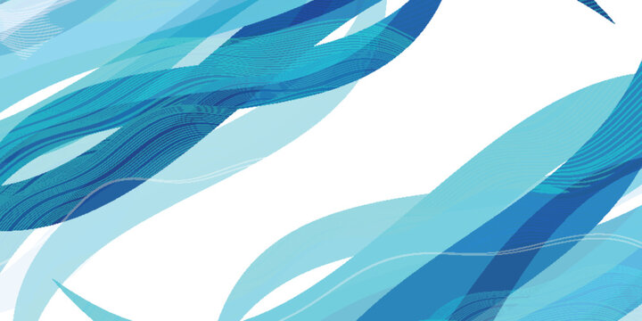 Abstract Blue Wave Dynamic Background Design