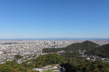 Fototapeta premium 札幌市の街並み（北海道札幌市）