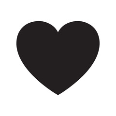 Obraz premium Heart silhouette icon vector design.