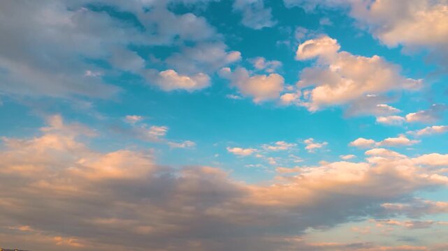 Dramatic Summer Sea of Clouds with Vivid Red Sky at Sunset Over Mountains