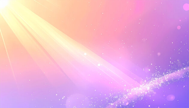 Glittering orange blue and purple gradient background with hologram effect and magic lights
8