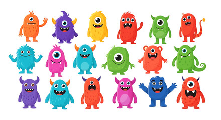Fototapeta premium Blue Furry Cookie Monster Mascot Holding a Whisk Kitchen Tool Vector Illustration Design Element