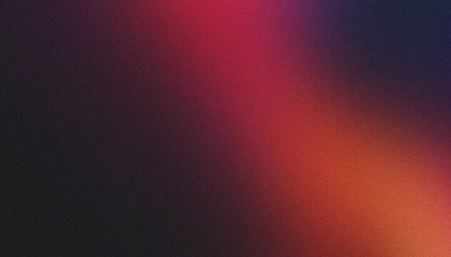Abstract grain texture with red and orange light leak over dark gradient background.