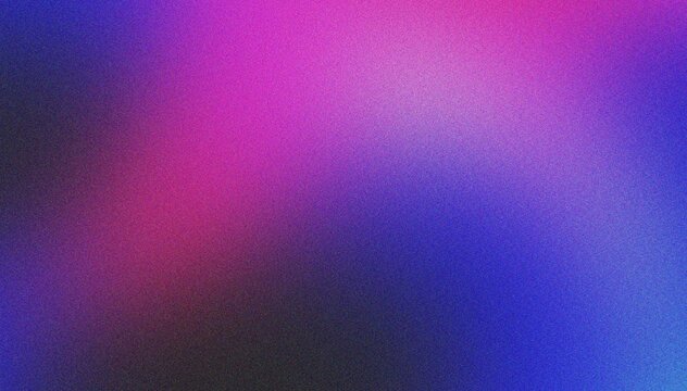 Abstract grain texture with pink blue and purple light leak over dark gradient background.