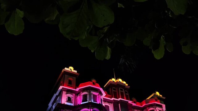Rajwada Palace, Indore, Madhya Pradesh, India.
