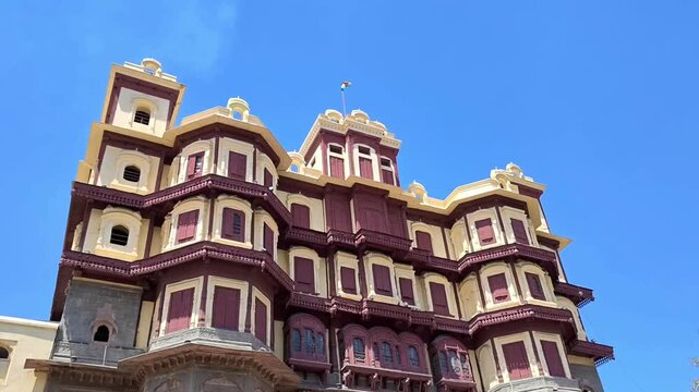 Rajwada Palace, Indore, Madhya Pradesh, India.