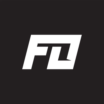 Modern FQ Logo Design Monogram Logo