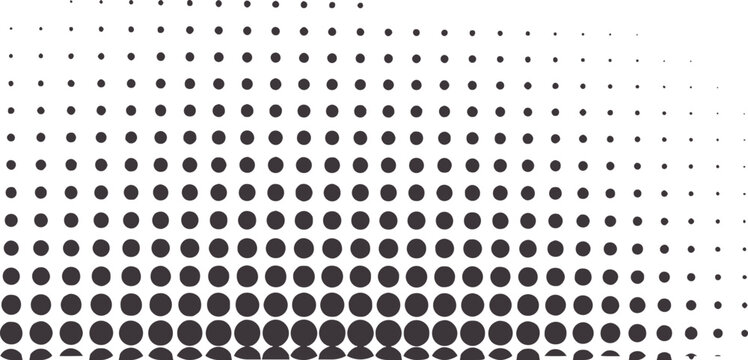Graduated dark gray circles white fading from large to small pattern gradient