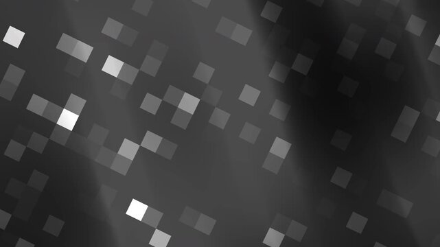 black and grey gradient background scattered square pattern on blurred background. Ideal for website backgrounds, social media posts, digital designs, and print materials.