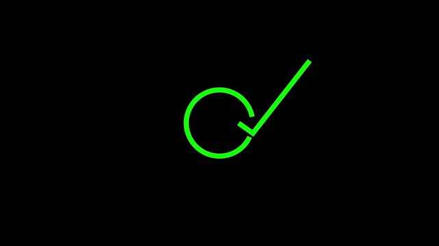 A black screen with a single white stylized curved line resembling a wave