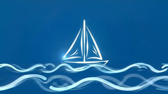 sailing boat on the sea
