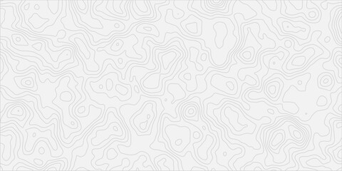Fototapeta premium Seamless Black and White Terrain Contour Pattern with Realistic Elevation Line Flow Vintage Geographic Map Design with Clean and Minimal Aesthetic Style