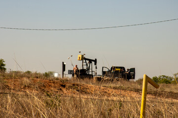 Fototapeta premium Oil pump.jack in the field