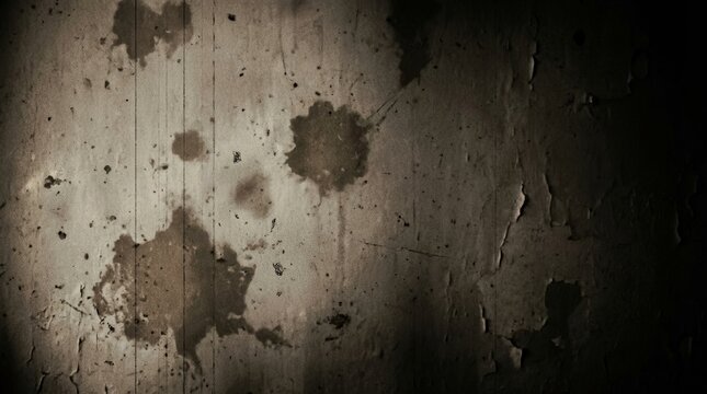 Rusty metal surface with stains.