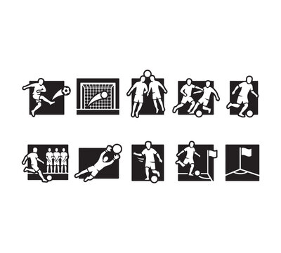 Football Soccer Player Icons