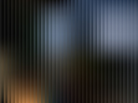 Abstract Glass Stripe Dark Navy Blue Amber Warm Accent Horizontal Background