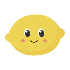 Obraz premium Vector graphic icon for Lemon