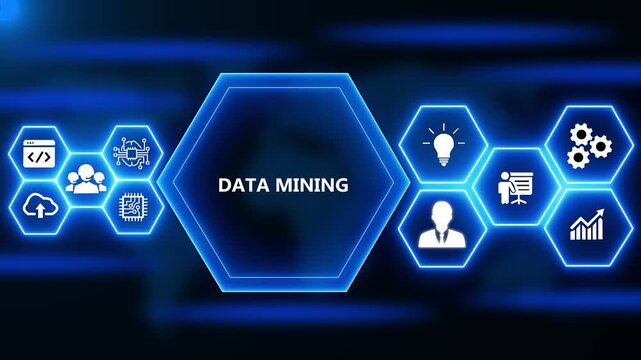 Data mining concept. Business, modern technology, internet and networking concept.