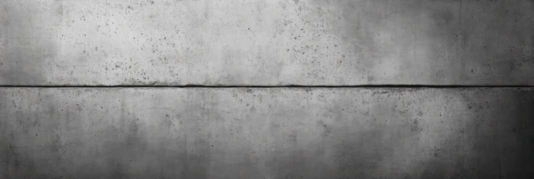 weathered concrete wall with a horizontal seam and rough textured surface conveying stark, somber industrial minimalism