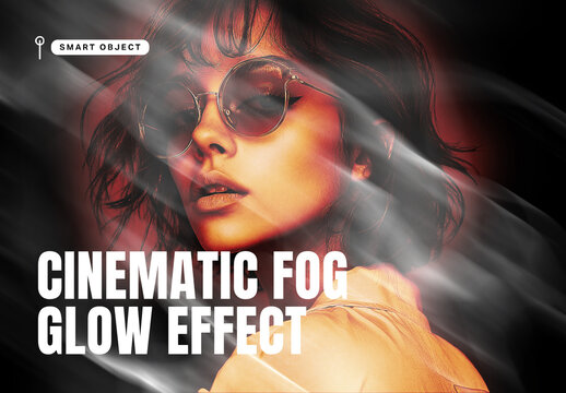Cinematic Fog Glow Photo Effect Template