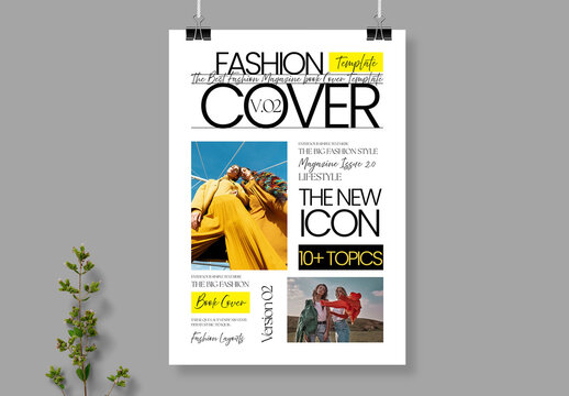 Fashion Magazine Cover Template