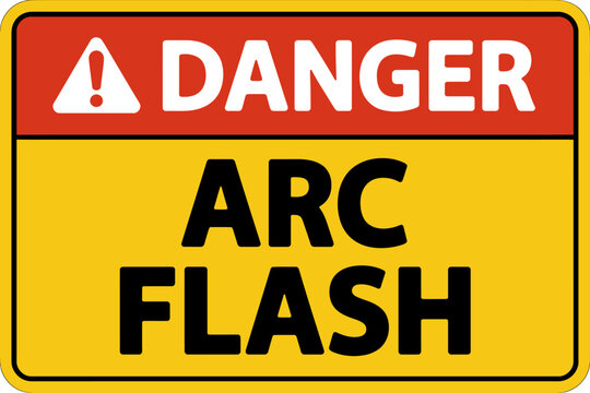 danger arc flash warning sign