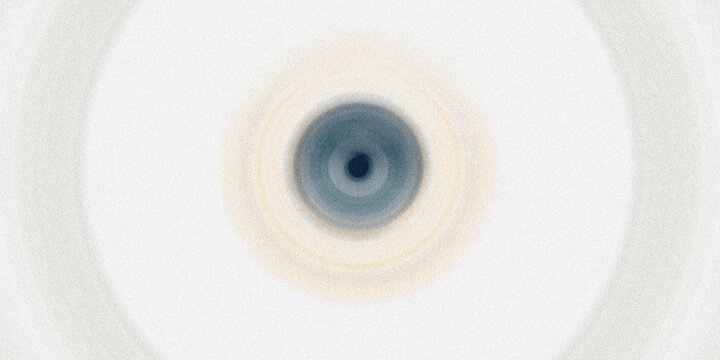 Abstract concentric circles with a dark center and grainy texture