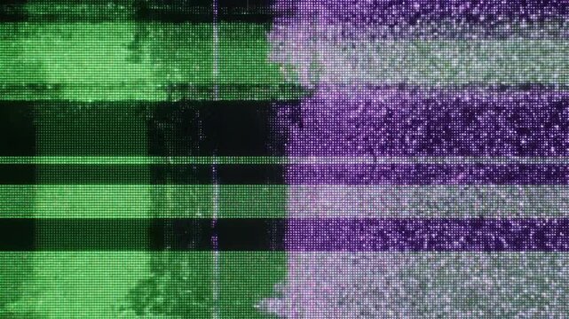 Digital screen with green and purple patterns for commercial backgrounds, digital design, and advertising