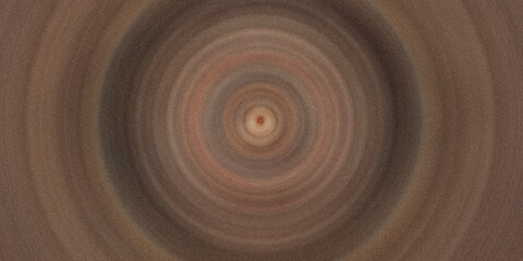 Obraz premium Abstract earthtoned circular ripple pattern with grainy texture