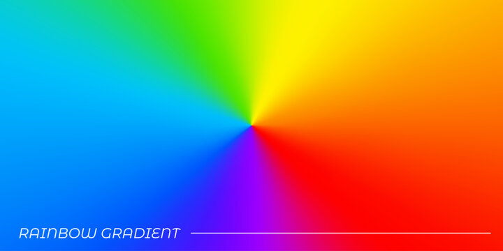 Rainbow gradient background. Vector abstract template