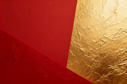 Red and gold textured surface