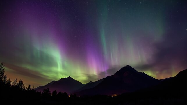 Colecci&oacute;n de cielos y fen&oacute;menos atmosf&eacute;ricos con nubes, tormentas, rel&aacute;mpagos, arco&iacute;ris, auroras, viento y granizo en paisajes naturales. Im&aacute;genes generadas por IA.