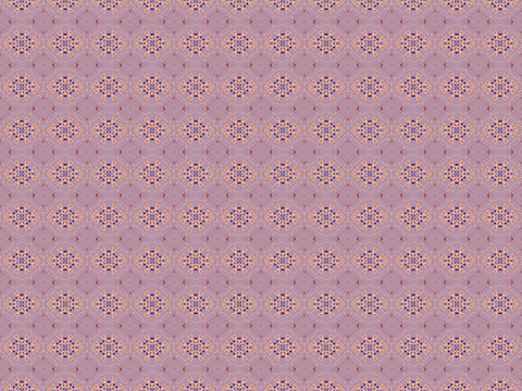 Halloween mystic twilight fabric repeat pattern in autumn haze, clay ghoul, amethyst shadow, voodoo purple