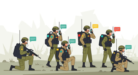 Tactical Team Preparing for Mission © hermas