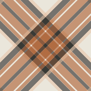 Brown and gray plaid pattern with intersecting lines