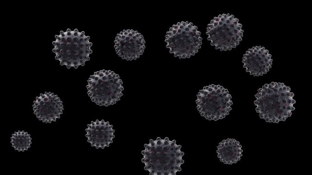3D Hepatovirus | Alpha Channel