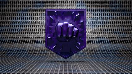 PURPLE BADGE © HGXYZN