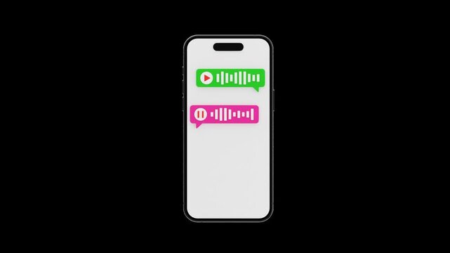 3D Voice Message | Alpha Channel