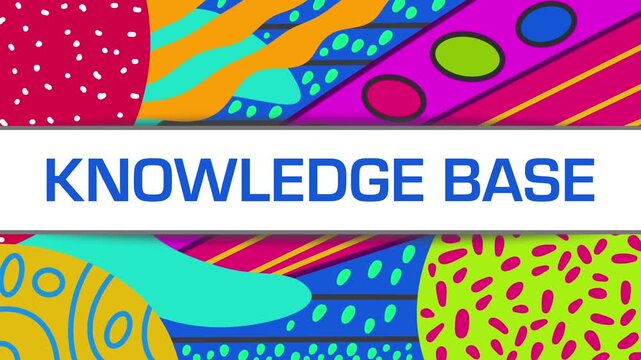 Knowledge Base Aesthetic Colorful Abstract Maximalism Sliding Background 