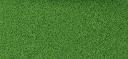 Realistic green grass field top view. Vector illustration of soccer pitch turf, seamless stadium lawn texture for sports ground, synthetic carpet pattern, summer garden landscape, picnic zone design © klyaksun